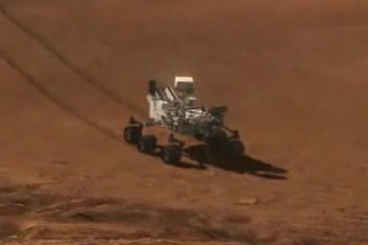 Nasas Curiosity Rover Safely Lands On Mars Video 