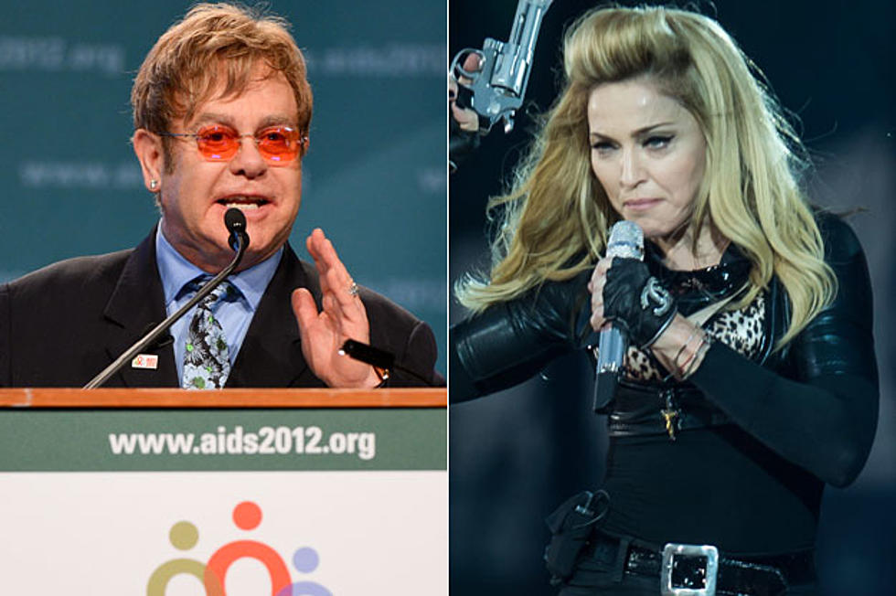 Elton John Calls Madonna a ‘Fairground Stripper’