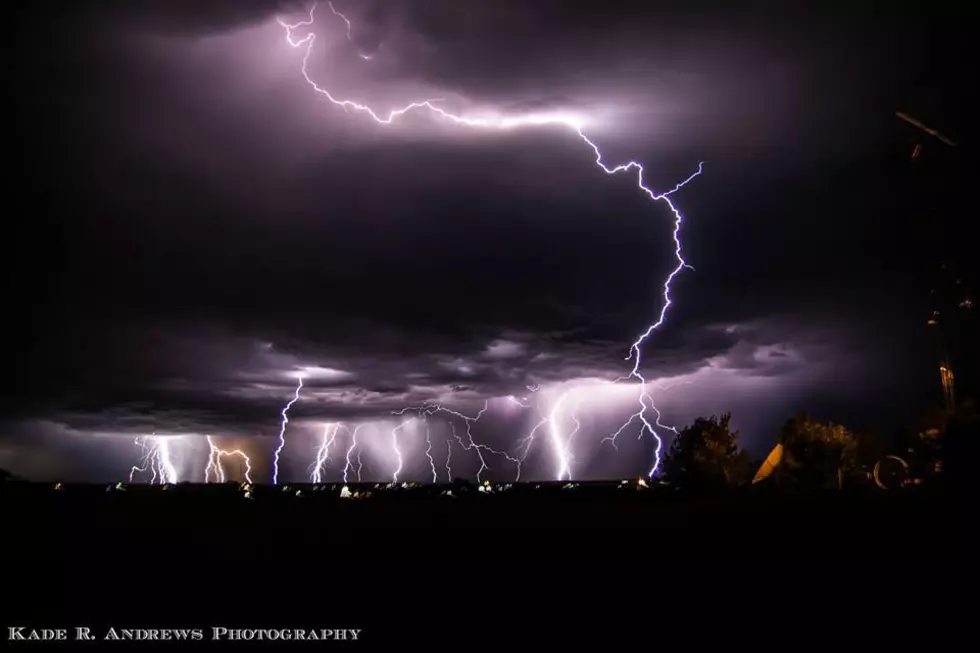 Crazy Amounts Of Lightning Captured In A Photo Over Buhl (PHOTO)