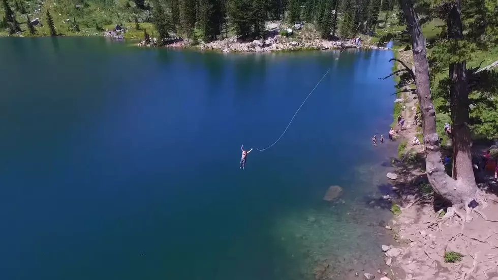Amazing Idaho Rope Swing