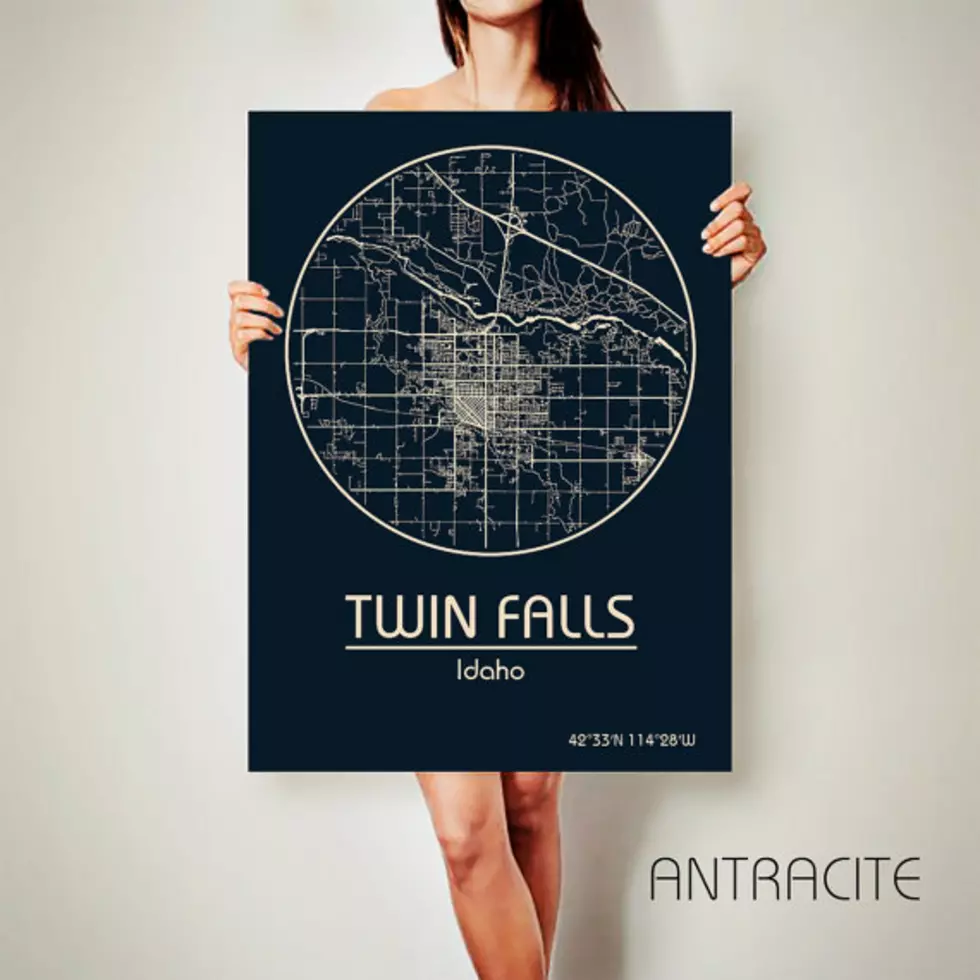 Twin Falls Maps On Etsy