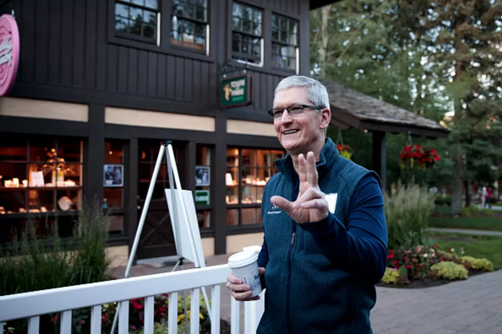 Apple’s Tim Cook Is In Sun Valley Right Now