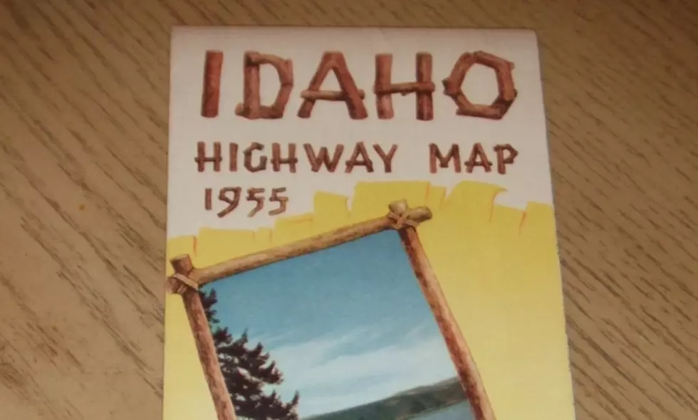 Vintage 1955 Map Of Idaho On Ebay Shows You How Far We&#8217;ve Come