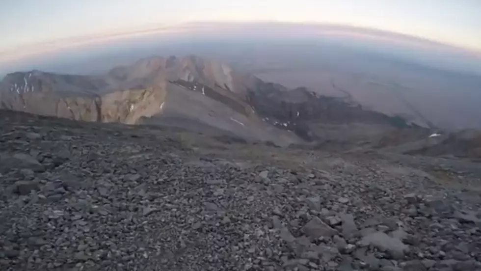 This is What Happens When You Jump Off Mount Borah (WATCH)