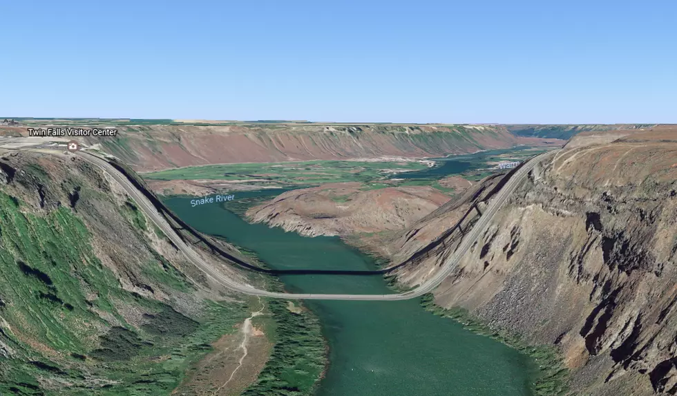 Twin Falls Looks Really Strange in 3D on Google Earth (PHOTOS)