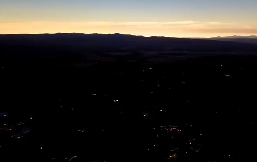 Insane Drone Video Shows Idaho Falls Going Completely Dark During Solar Eclipse