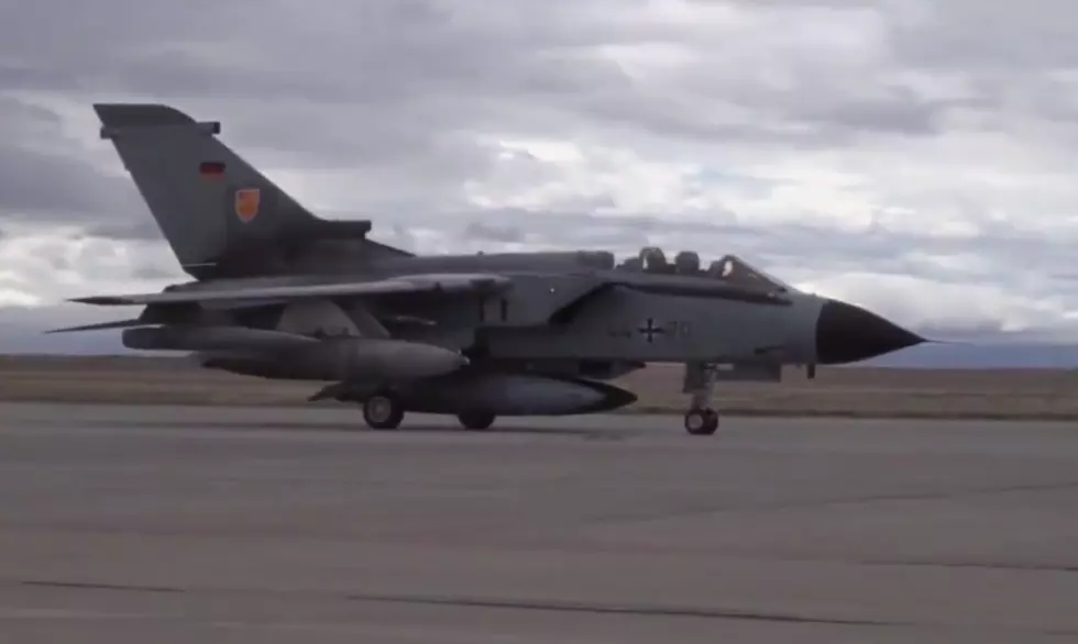 European Fighter Aircraft Spotted in Mountain Home (WATCH)