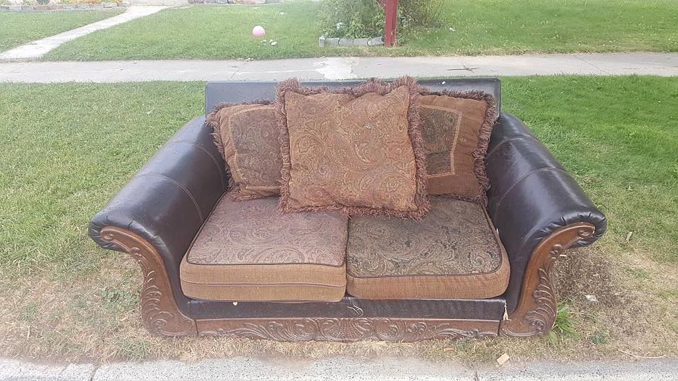 Lonely Couch Spotted On 2nd Avenue In Jerome