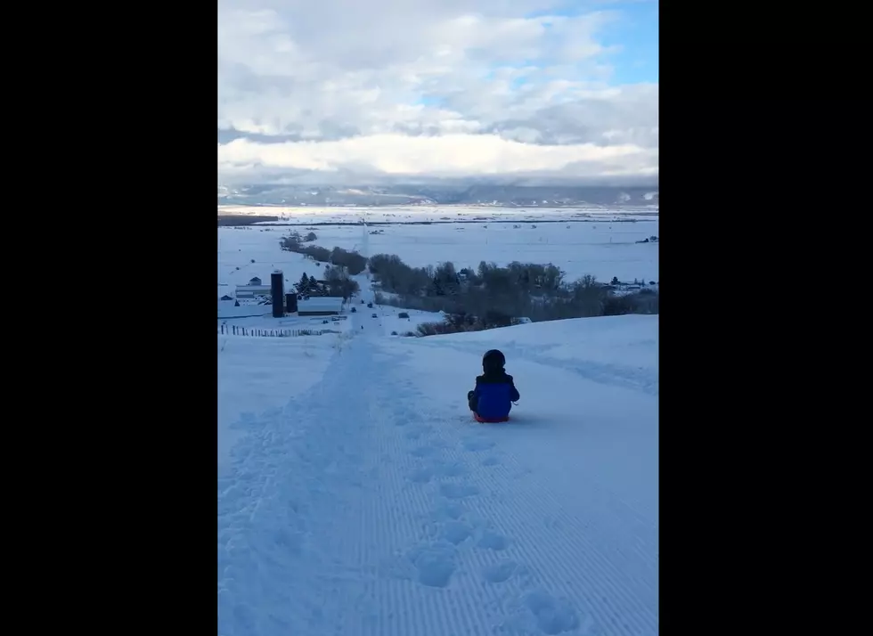 Idaho Family Sets Up Mammoth Mile-Long Snow Sledding Hill