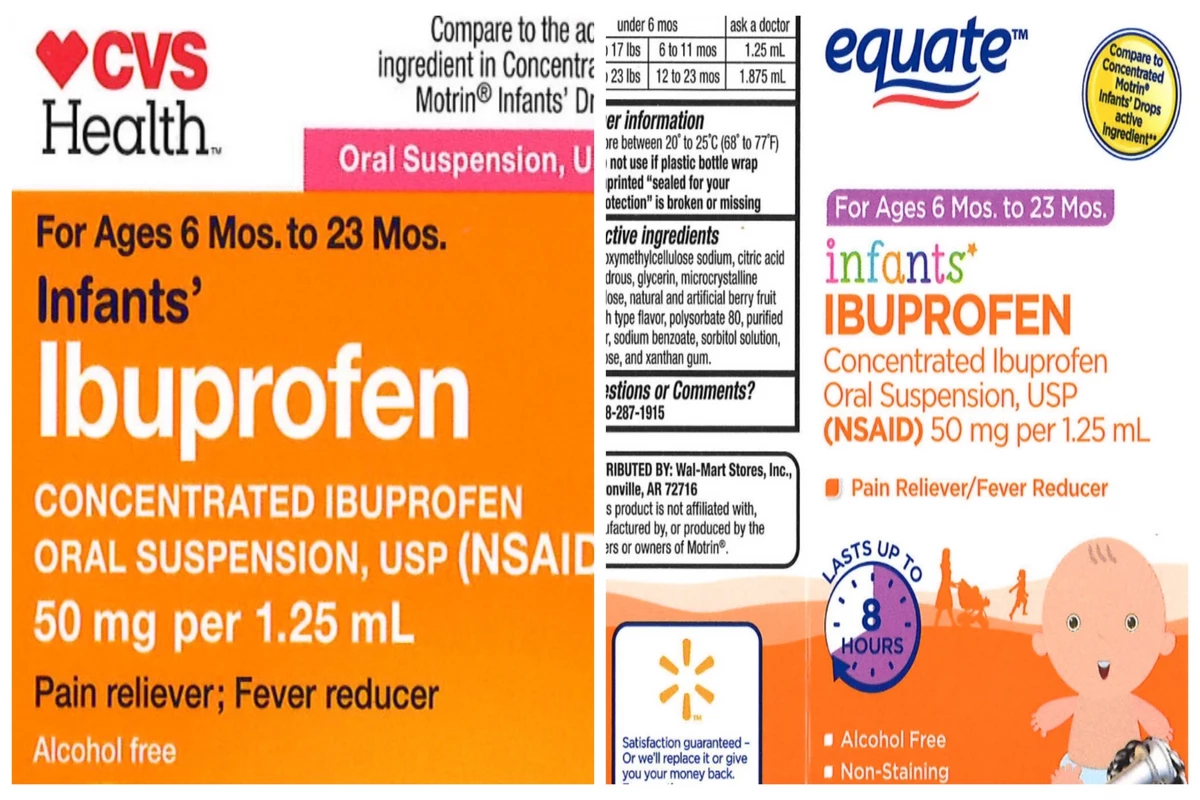 RECALL: Risk Of Infant Kidney Damage In Popular Ibuprofen ...