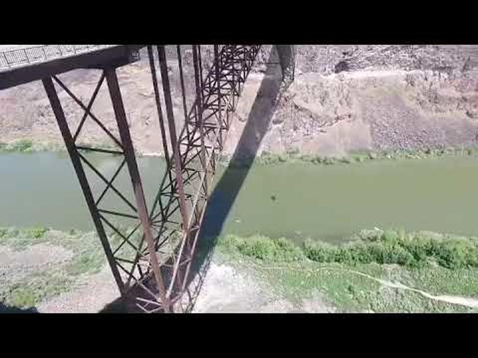 Watch a BASE Jumper Leap Off Famous Idaho Bridge