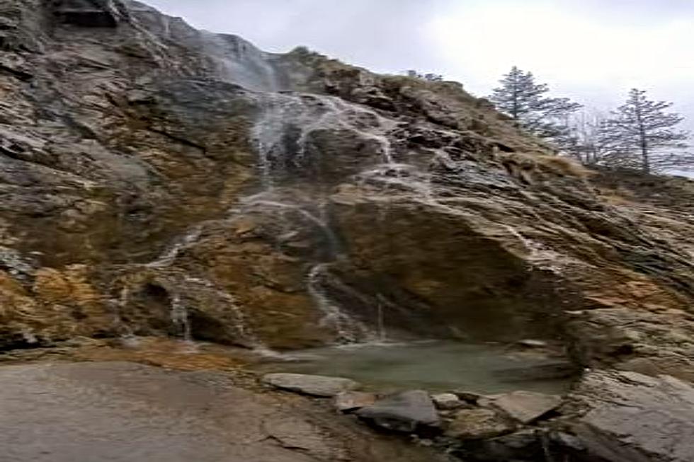 VIDEO: Hiker Stumbles Upon Natural Idaho Hot Spring Waterfall