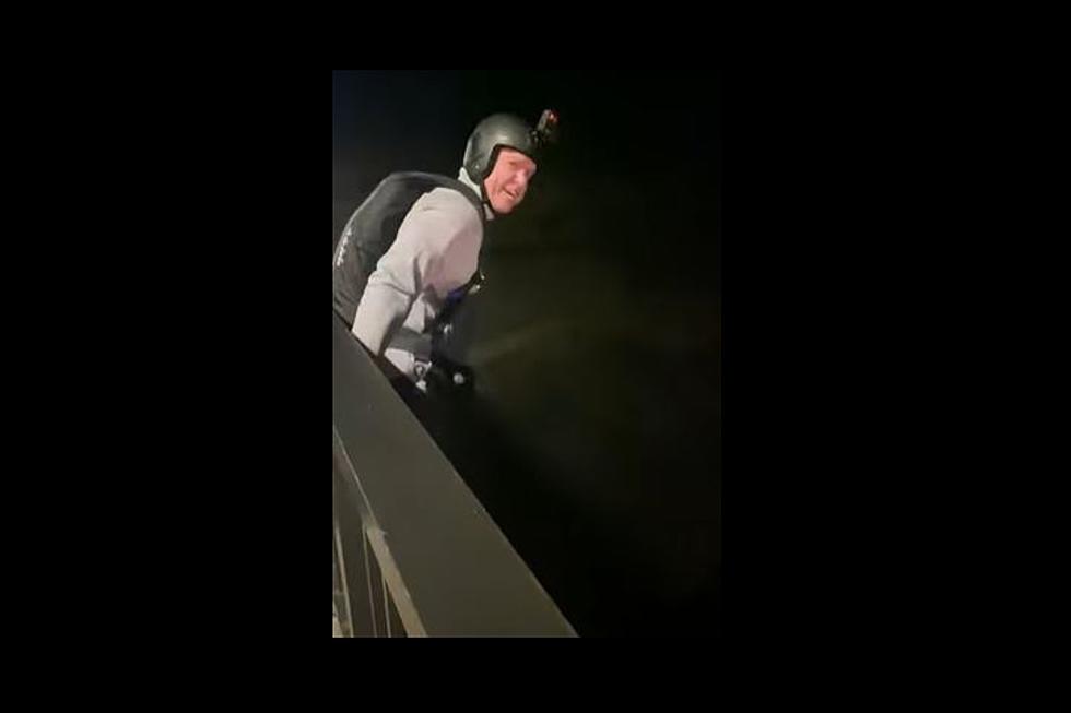 VIDEO: Perrine Bridge Night BASE Jump A 10 On The Anxiety Scale
