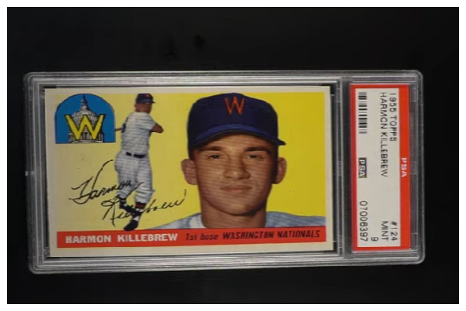 Harmon Killebrew SIGNED Autographed Stat Ball Baseball Twins