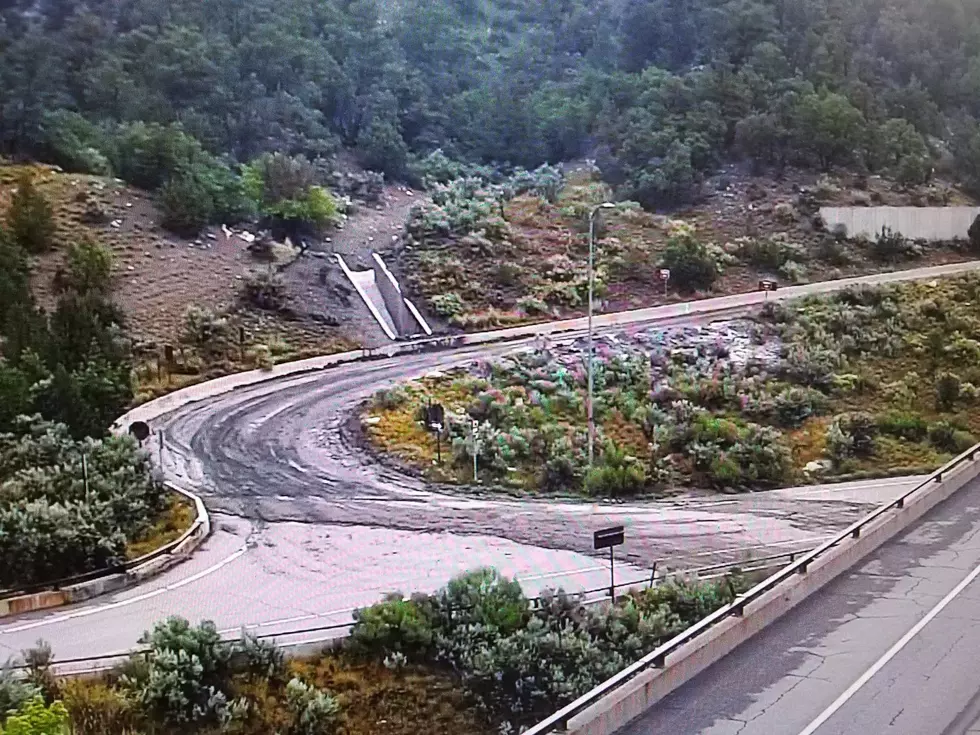 Mudslide damage in Glenwood Canyon. Courtesy of CDOT.