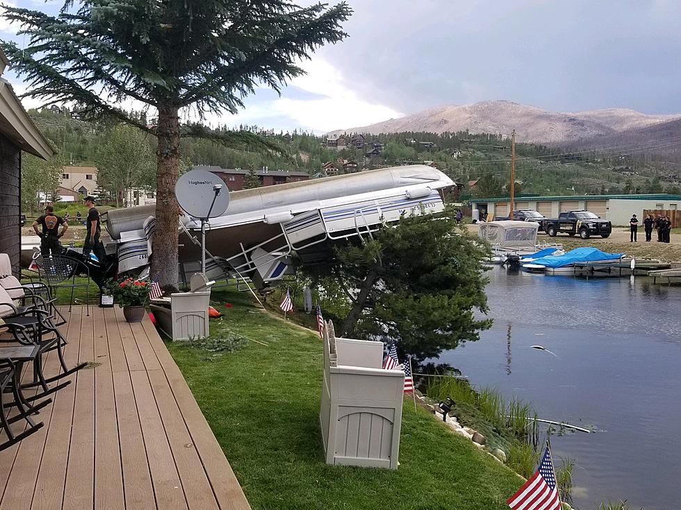 Microburst at Colorado Lake Lifts and Flips Two Boats from the Water