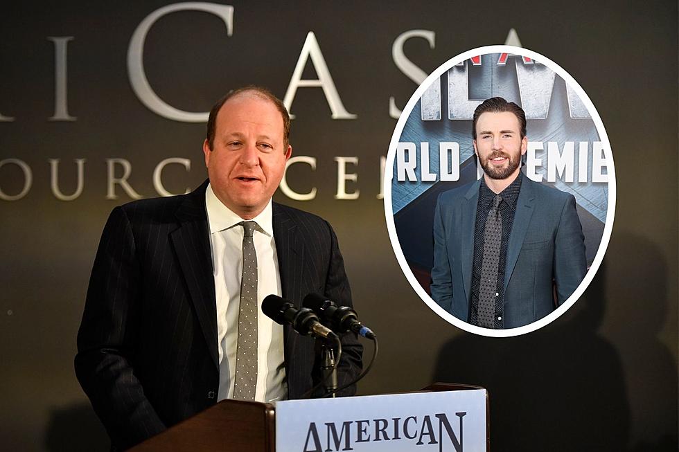 Captain America Talks to Gov. Jared Polis About Climate Change in Colorado