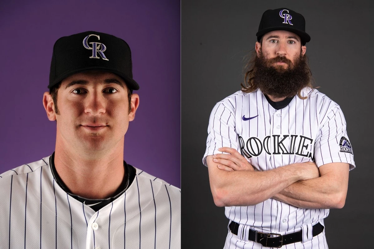 Charlie Blackmon with his wife and daughter