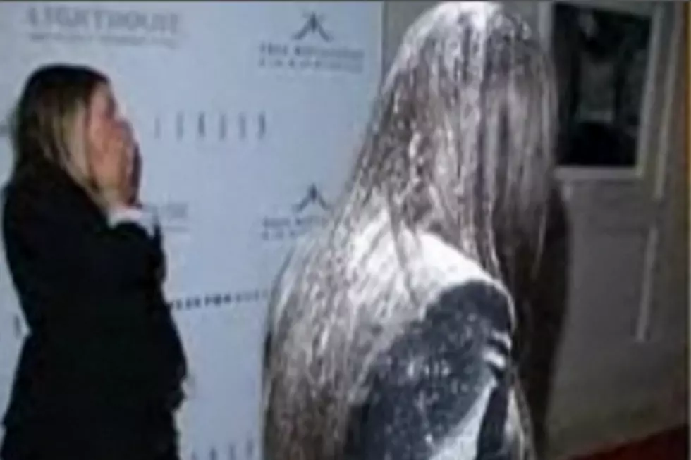 Kim Kardashian Gets Flour-Bombed on Red Carpet