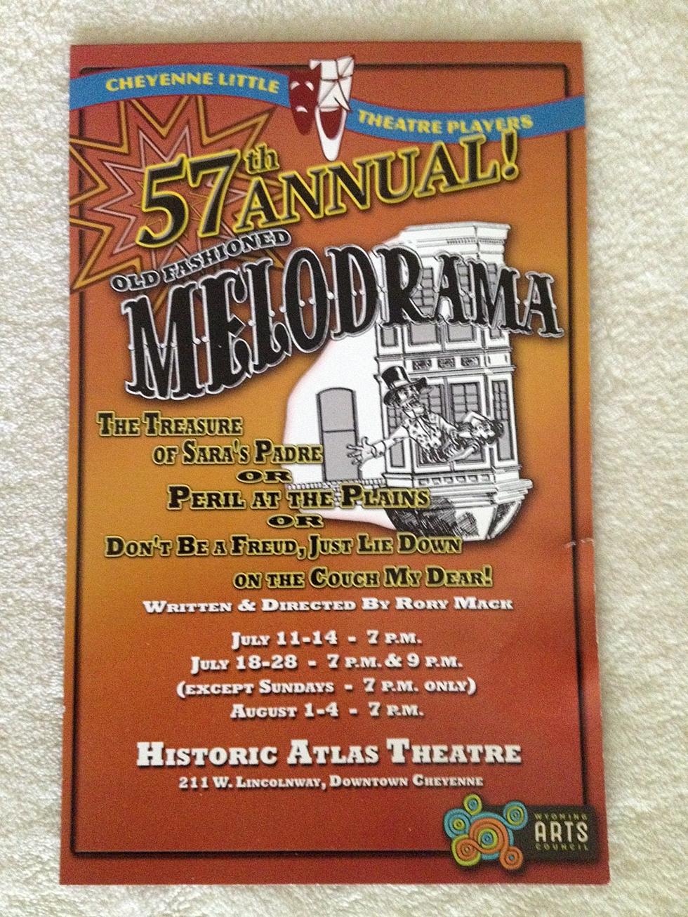 Old-Fashioned Melodrama’s 57th Season Continues at Historic Atlas Theatre