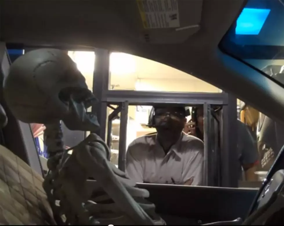Steal this Idea For Halloween, Drive Through Skeleton Prank Going Viral [VIDEO]