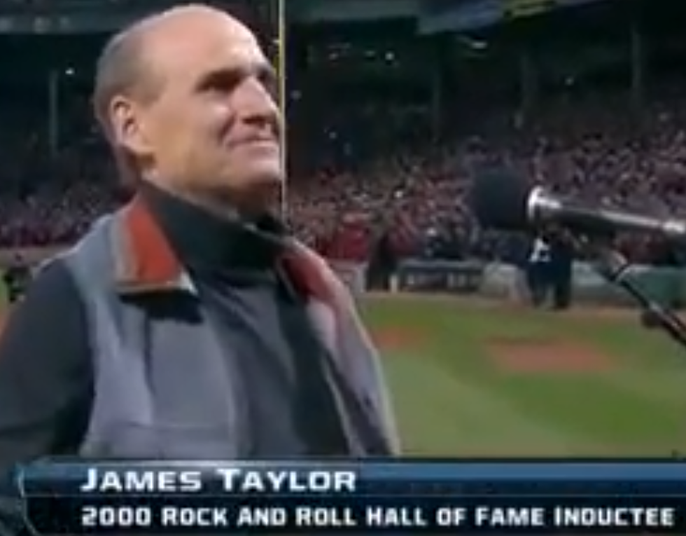 James Taylor Nearly Blows National Anthem [VIDEO]