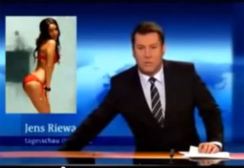 News Anchor Busted On Air Looking At Bikini Babes [VIDEO]