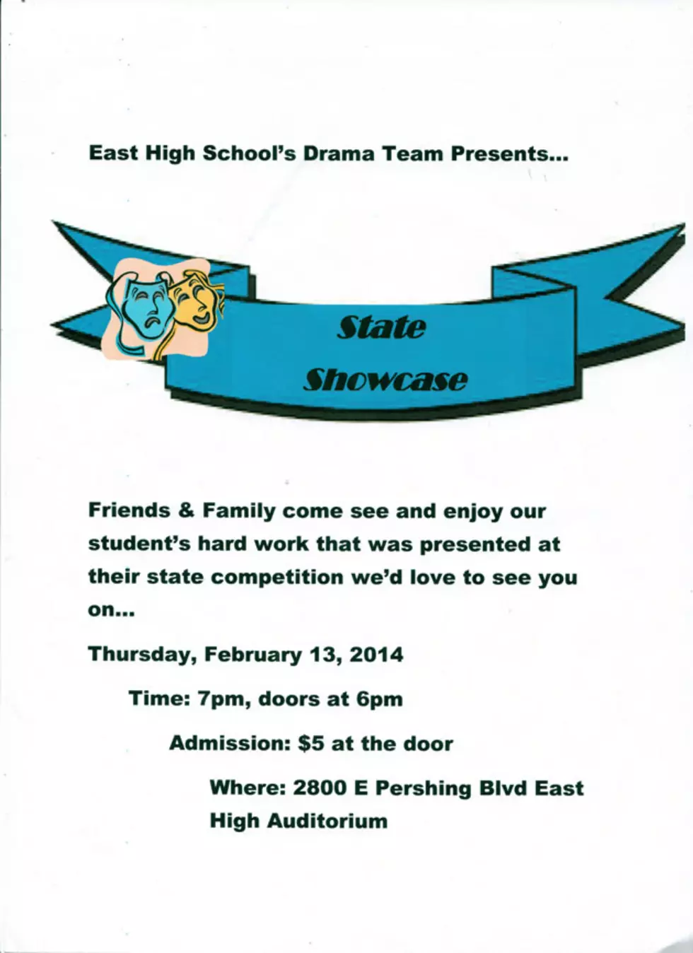 Come See What East High School Kids Are Doing On Stage