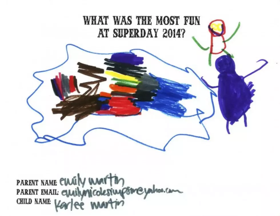 Congratulations To Karlee Martin &#8211; Superday Coloring Contest Winner