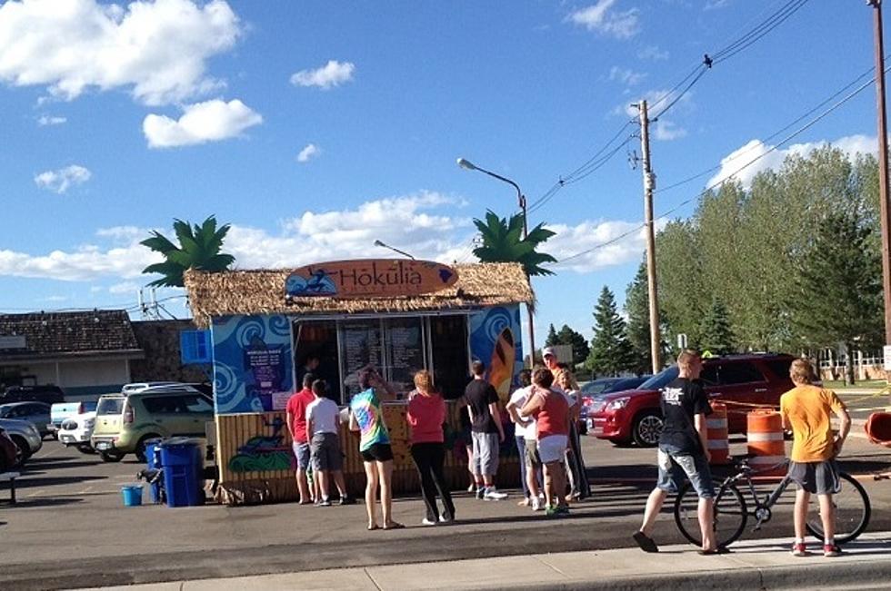 Hokulia Shaved Ice Shacks Set Up in Bicycle Station Parking Lot & Indian Hills Shopping Center
