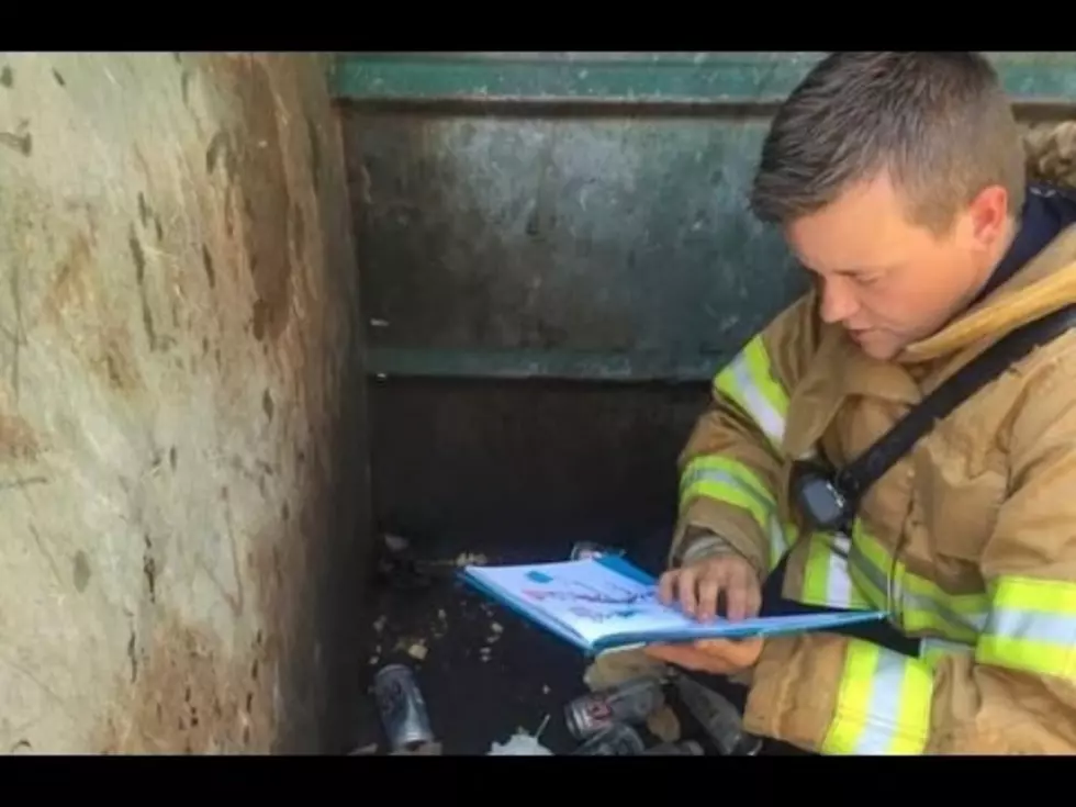 Colorado Firefighter Reads To Trapped Skunk To Save It