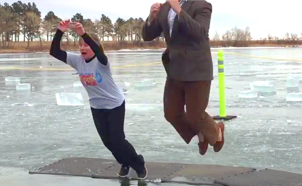 Cheyenne Mayor Orr Took The Icy Plunge For Military & Families