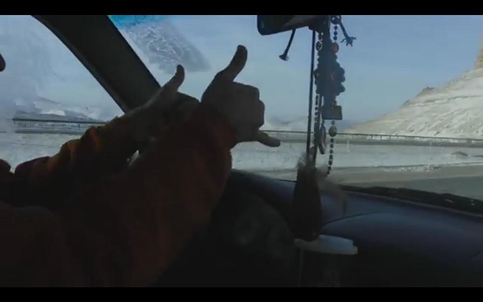 Watch As Two Delighted Hippies Drive Through A Wyoming Tunnel [Video]