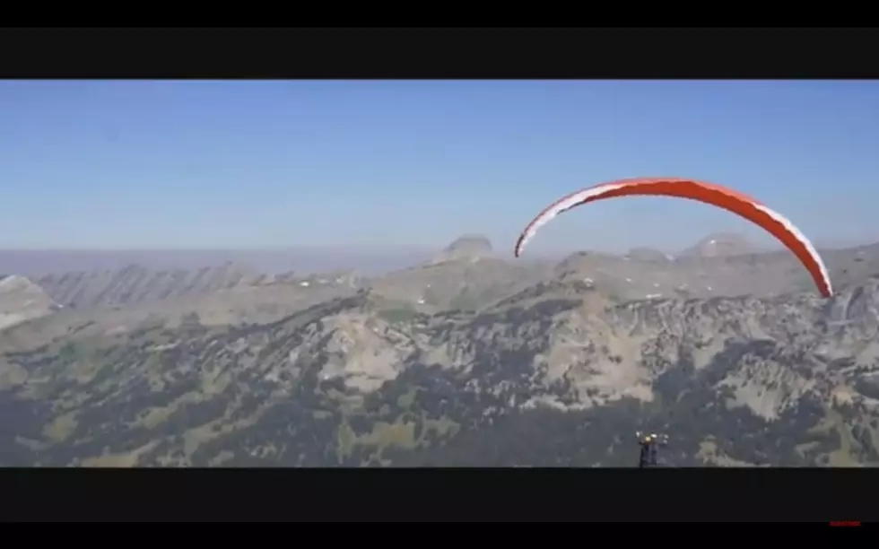 Video Captures Spectacular Paragliding Over Tetons