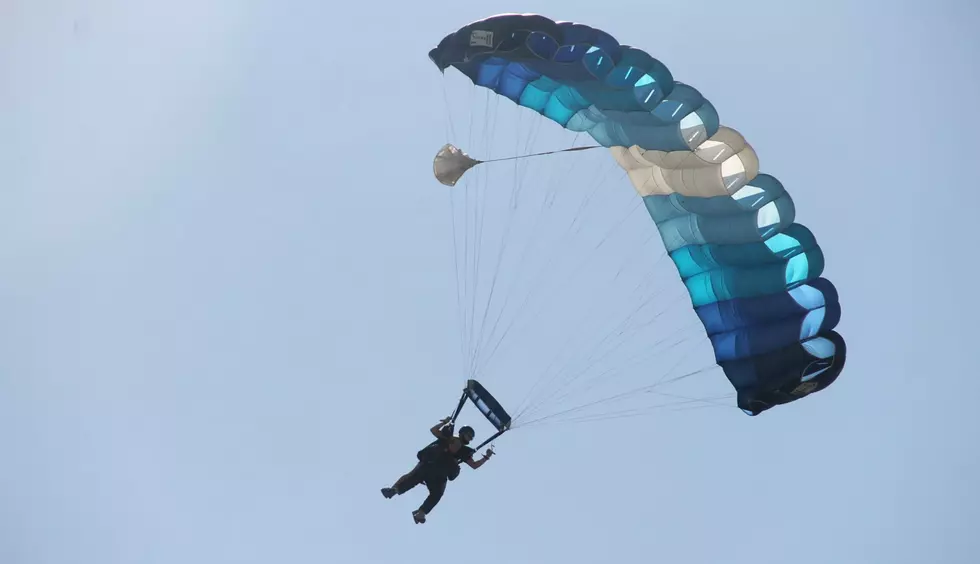 Cheyenne Mayor Marian Orr Skydives At Thunderbirds Air Show