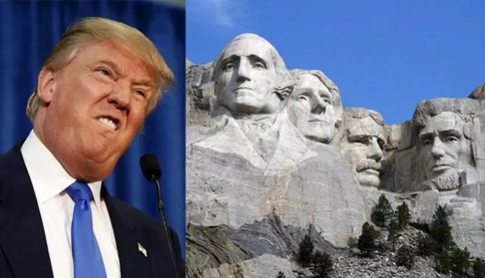 Trump asegura que le parece buena idea poner su rostro en el monte Rushmore