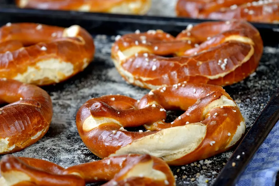 Fresh Bavarian pretzels