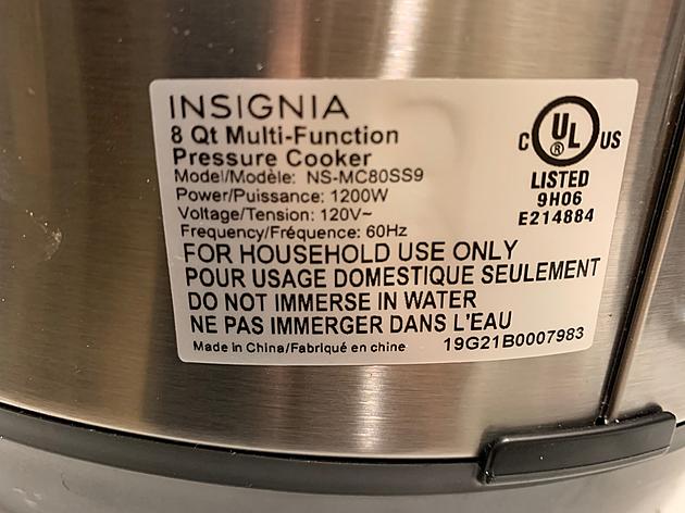 Insignia's big boy 8-quart Multi-Function Pressure Cooker is just
