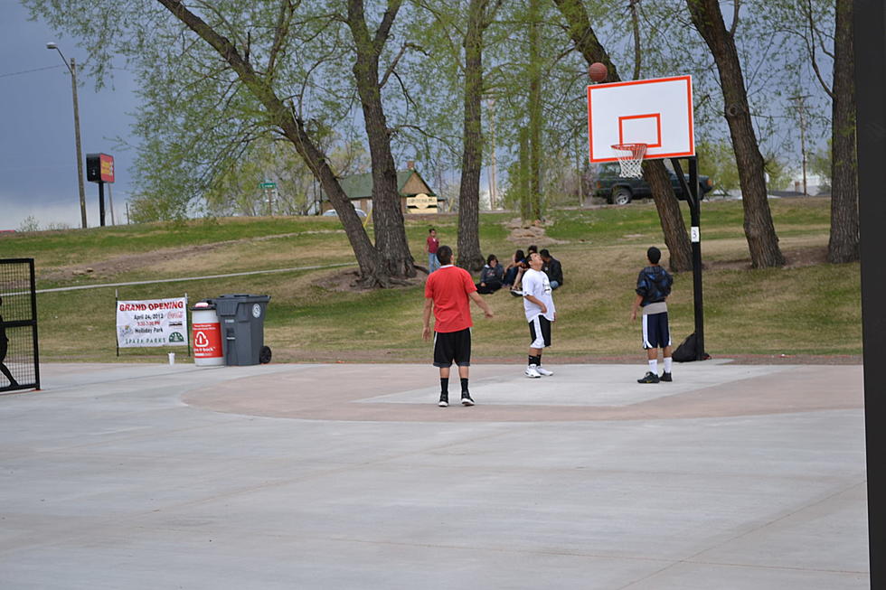 Renovated City B-ball Court Has Grand Opening