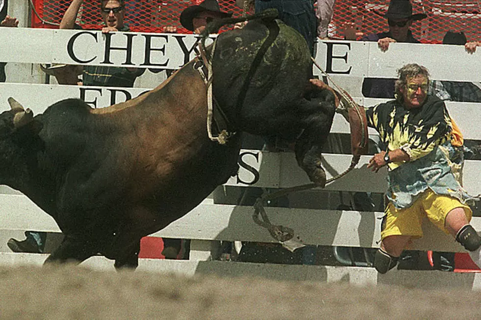 WATCH: Angry Rodeo Bull Escapes Into Stands