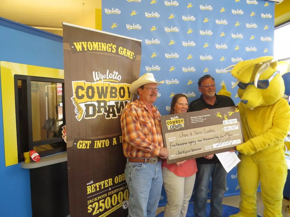 Casper Couple Claims $582,000 Lottery Prize