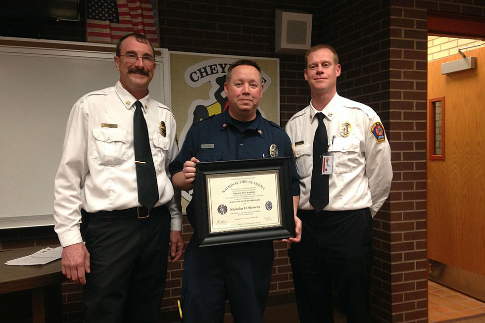 Cheyenne Firefighter Recognized for Completing Elite Program [VIDEO, PHOTOS]