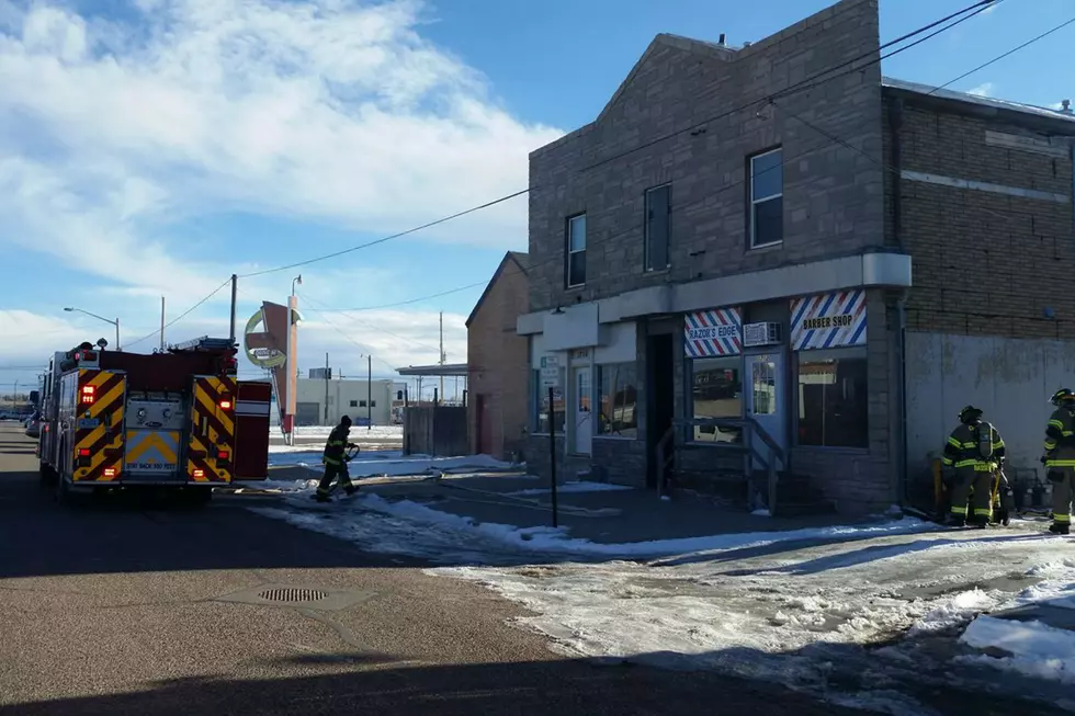 Fire Damages Building