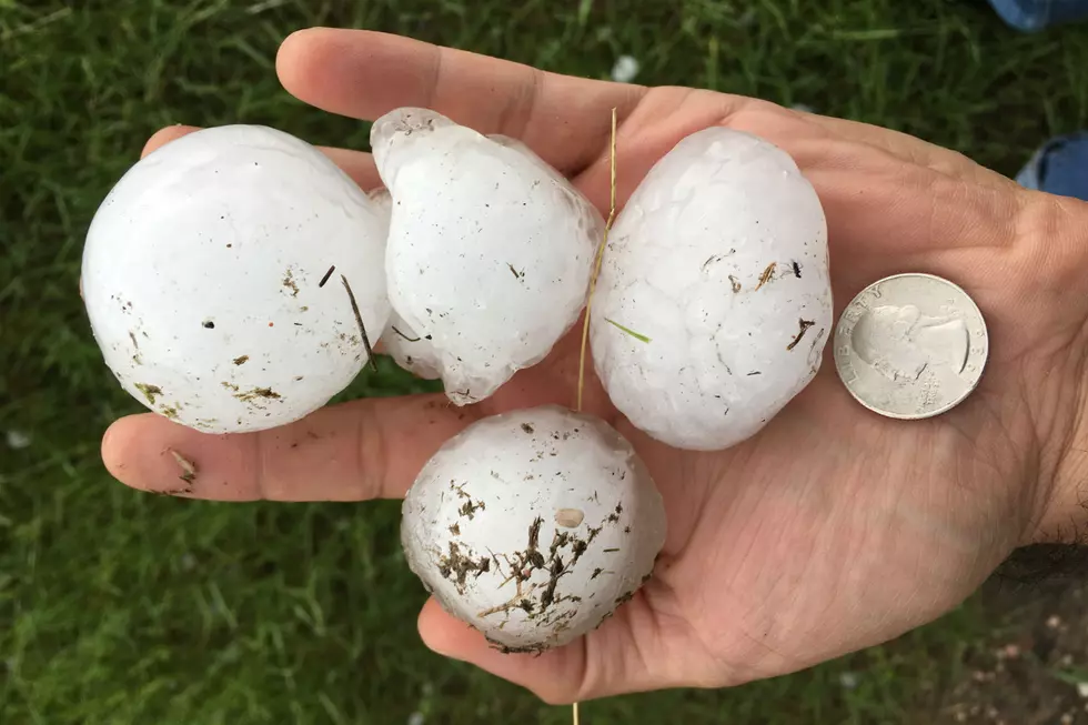 Golf Ball-Size Hail, Damaging Winds Possible East of I-25 Tuesday