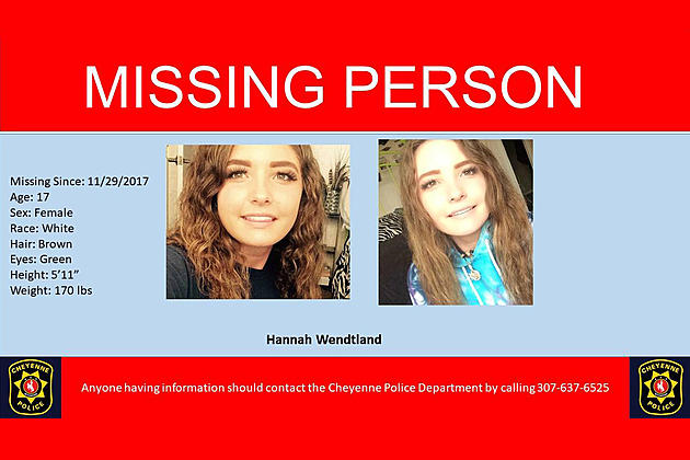 Cheyenne Police Seeking Missing 17-Year-Old