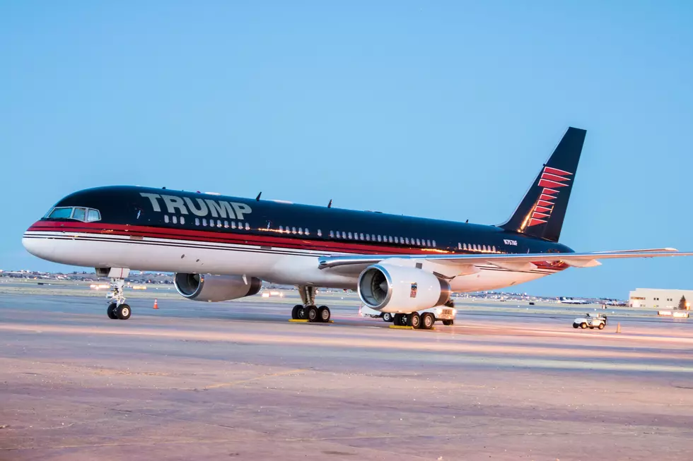 Trump Plane Causes Excitement In Cheyenne Wyoming