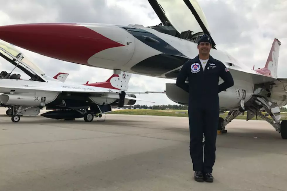 Thunderbirds Pilot Encourages Kids to Chase Their Dreams