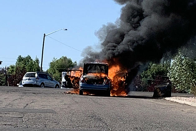 No One Injured After Car Catches Fire in Cheyenne​