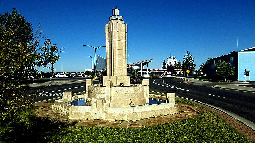 Restoration Work On Cheyenne Airport Fountain Is Underway