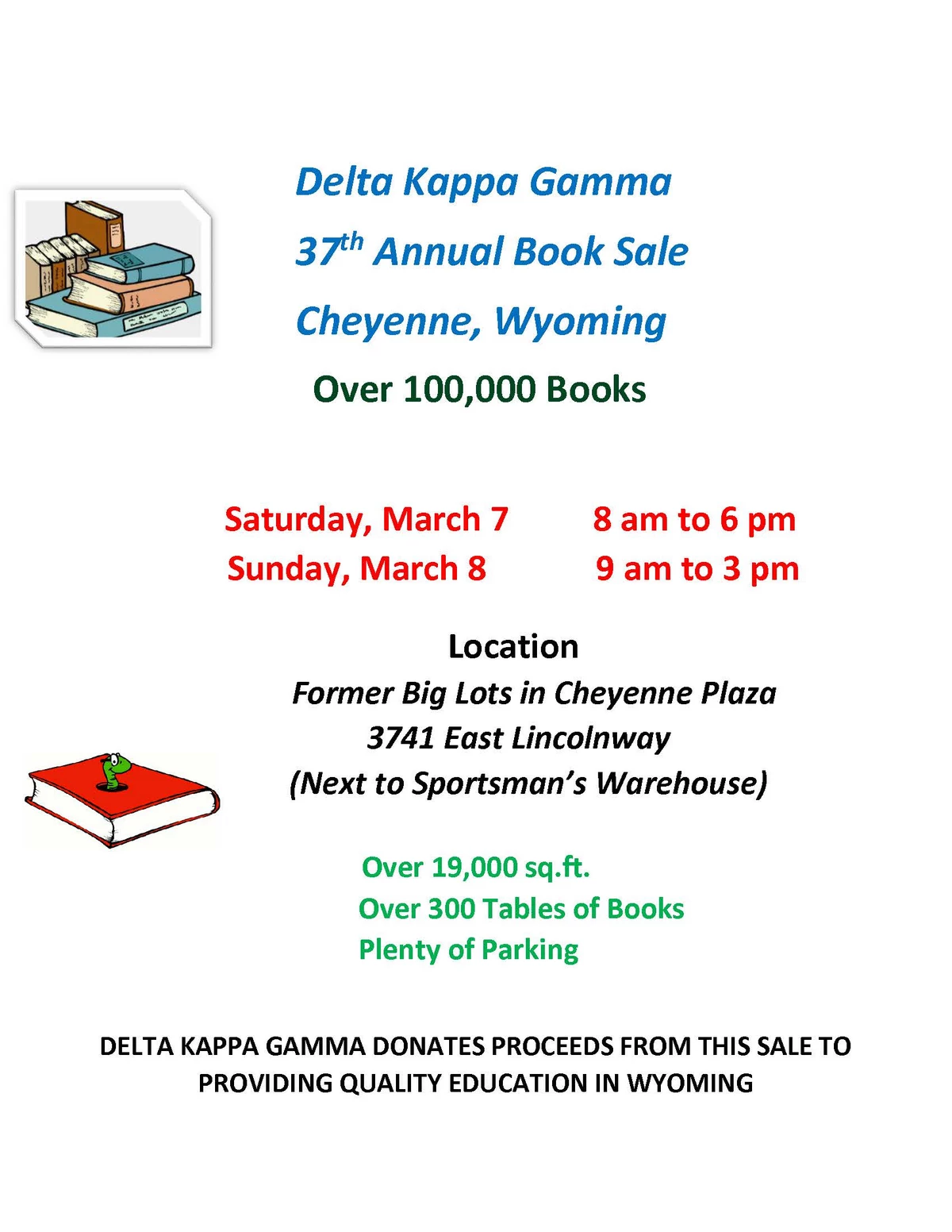 Delta Kappa Gamma 37th Annual Book Sale